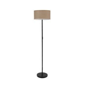 Modern LED Floor Lamp With Classic Linen Fabric - Dosylane