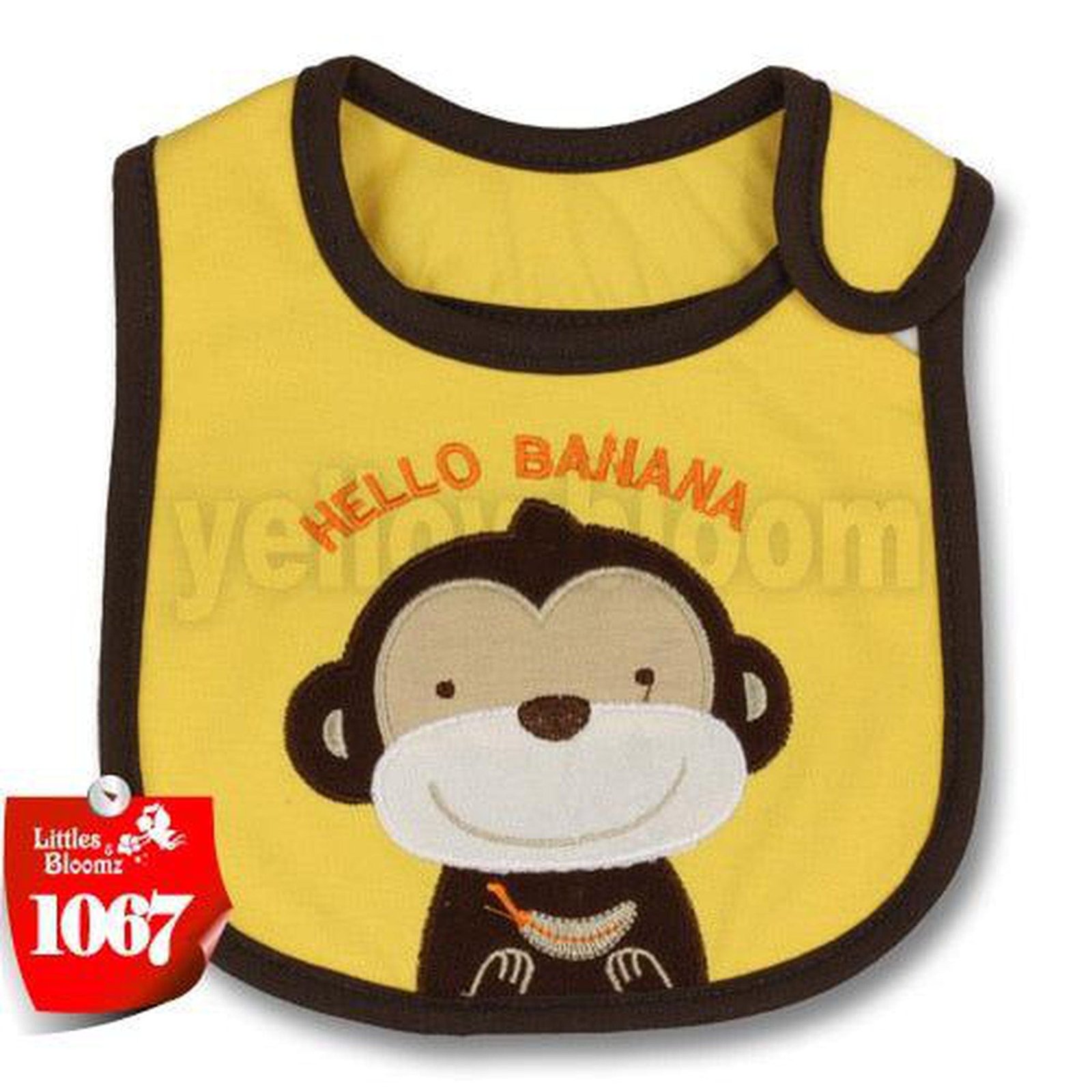 Mr Monkey Organic Cotton Waterproof Baby Bib - Dosylane