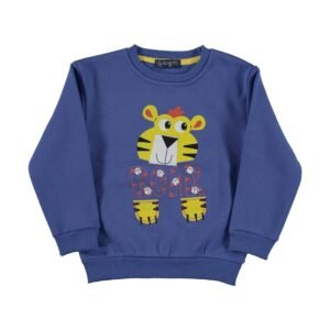 Mr Tiger Boy Sweatshirt - Blue - Dosylane