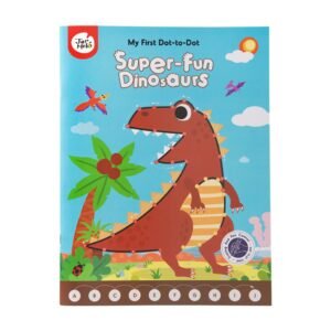 MY FIRST DOT-TO-DOT DRAWING BOOK-SUPER FUN DINOSAURS - Dosylane