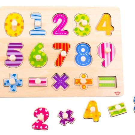 NUMBERS MATHS PEG PUZZLE - Dosylane