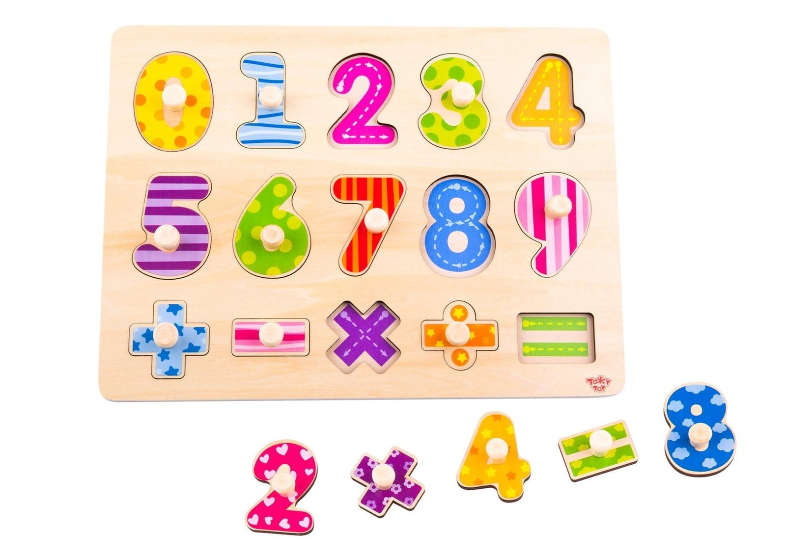 NUMBERS MATHS PEG PUZZLE - Dosylane