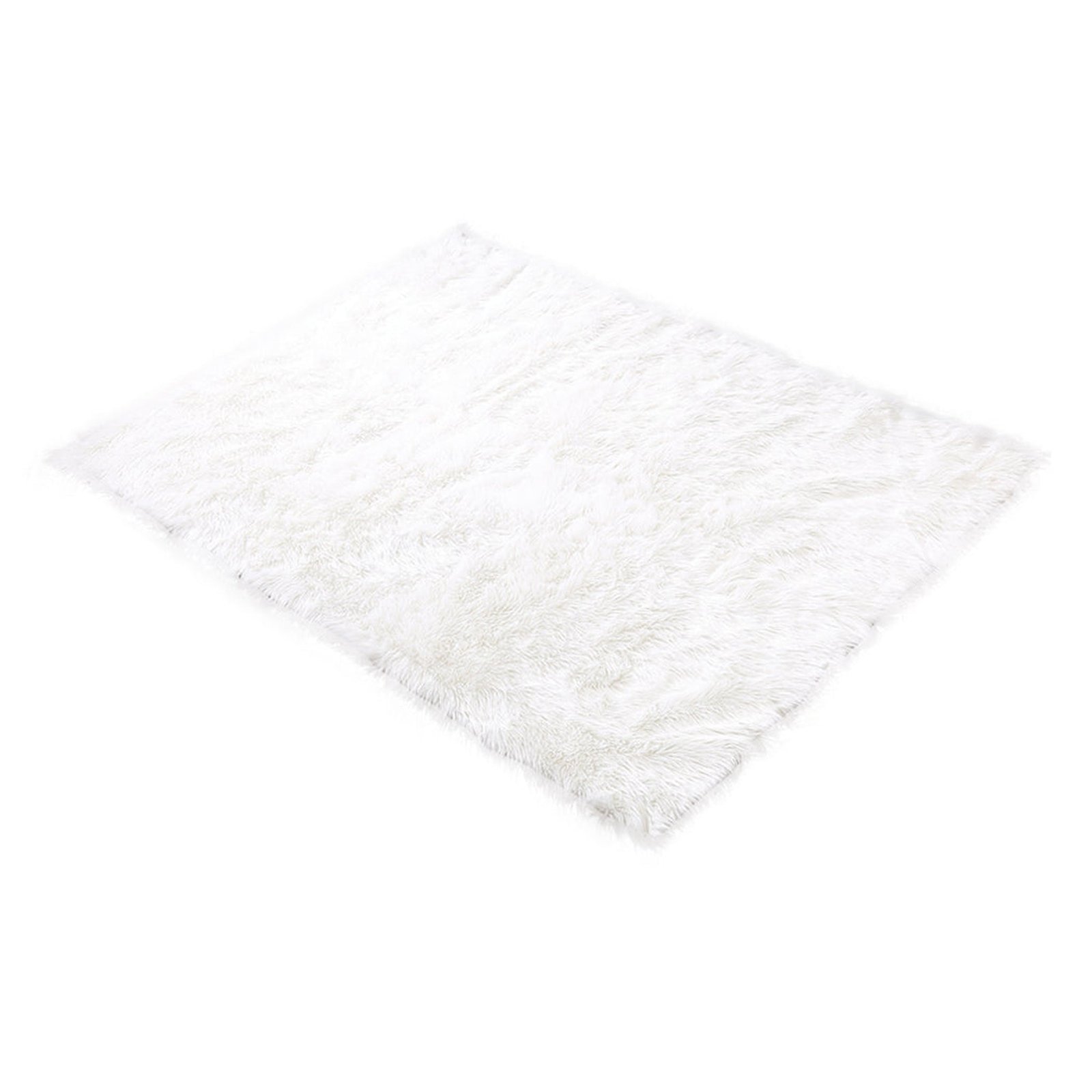 Nursery Rugs Sheepskin Shaggy Rug 160X230 White - Dosylane