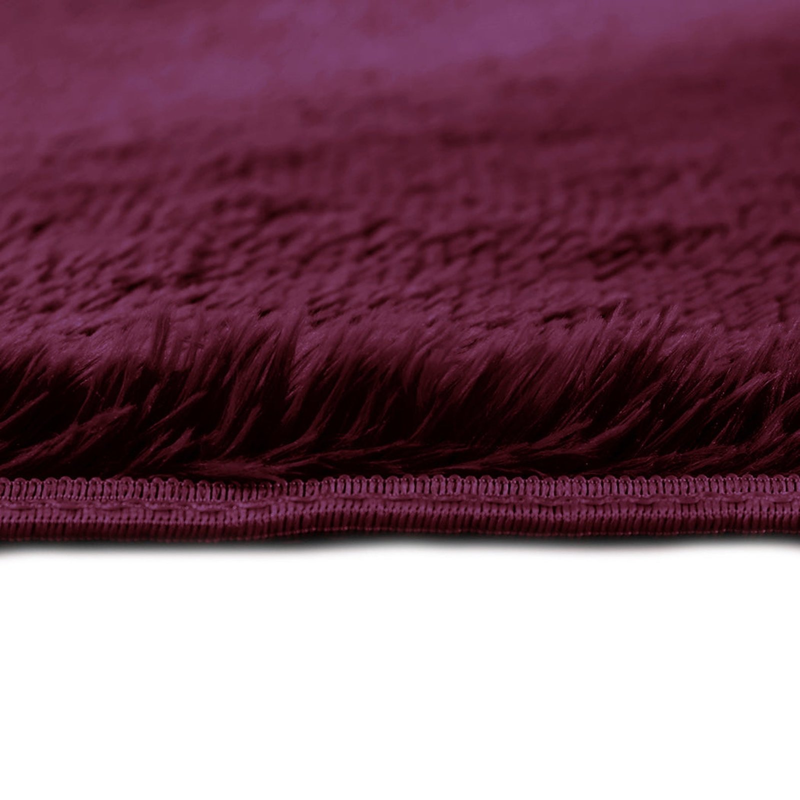 Nursery Soft Shag Rug 200x230cm - Burgundy - Dosylane