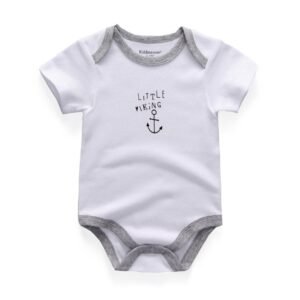 Organic Cotton Baby Viking Bodysuit - Neutral - Dosylane
