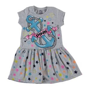 PINK by Dosylane Girls Dress - Grey - Dosylane