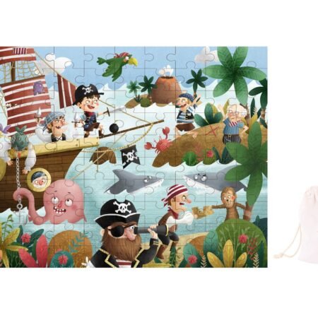 PIRATE JIGSAW PUZZLE 100PCS - Dosylane