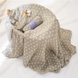 Polkadot Organic Cotton Muslin Baby Swaddle Wrap - Dosylane