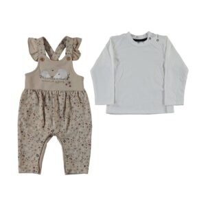Polly Girl Organic Cotton Dungarees Set - Dosylane