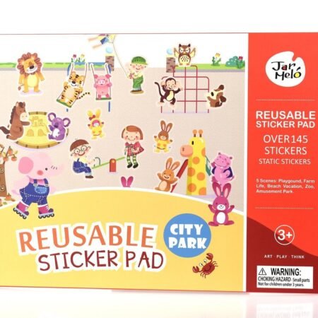 REUSABLE STICKER PAD SET - CITY PARK - Dosylane