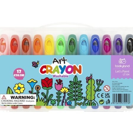 SILKY CRAYON ART -12 COLOURS - Dosylane