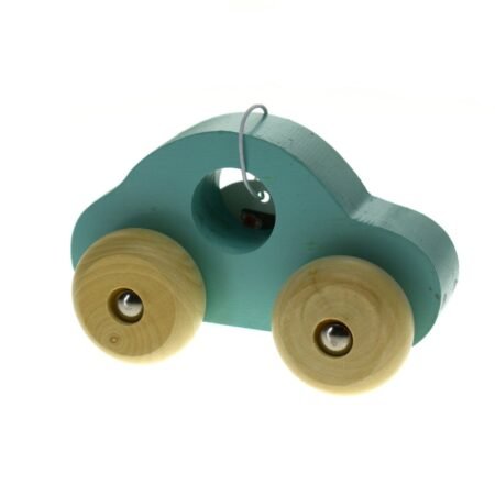 SIMPLE WOODEN TOY CAR - GREEN - Dosylane