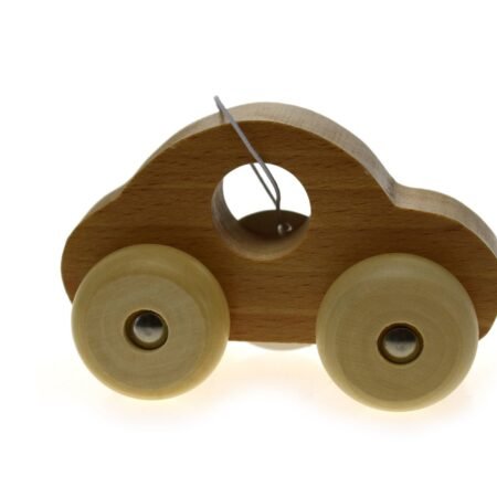 SIMPLE WOODEN TOY CAR - NATURAL - Dosylane