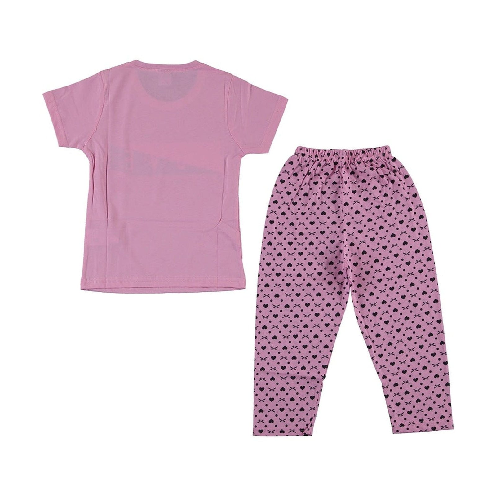 Soft Organic Cotton Girls Pyjamas - Pink - Dosylane