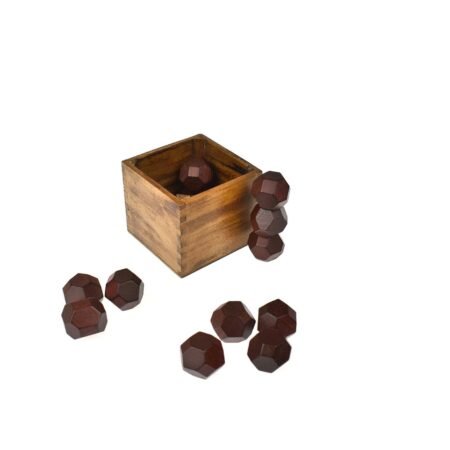 STACKING SENSORY BLOCKS WOODEN ROCKS - Dosylane