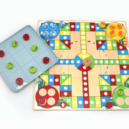 TIN BOX GAME - LUDO&TICTACTOE - Dosylane