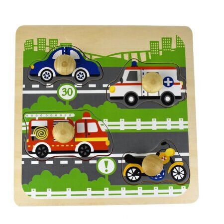 TRAFFIC LARGE PEG PUZZLE - Dosylane