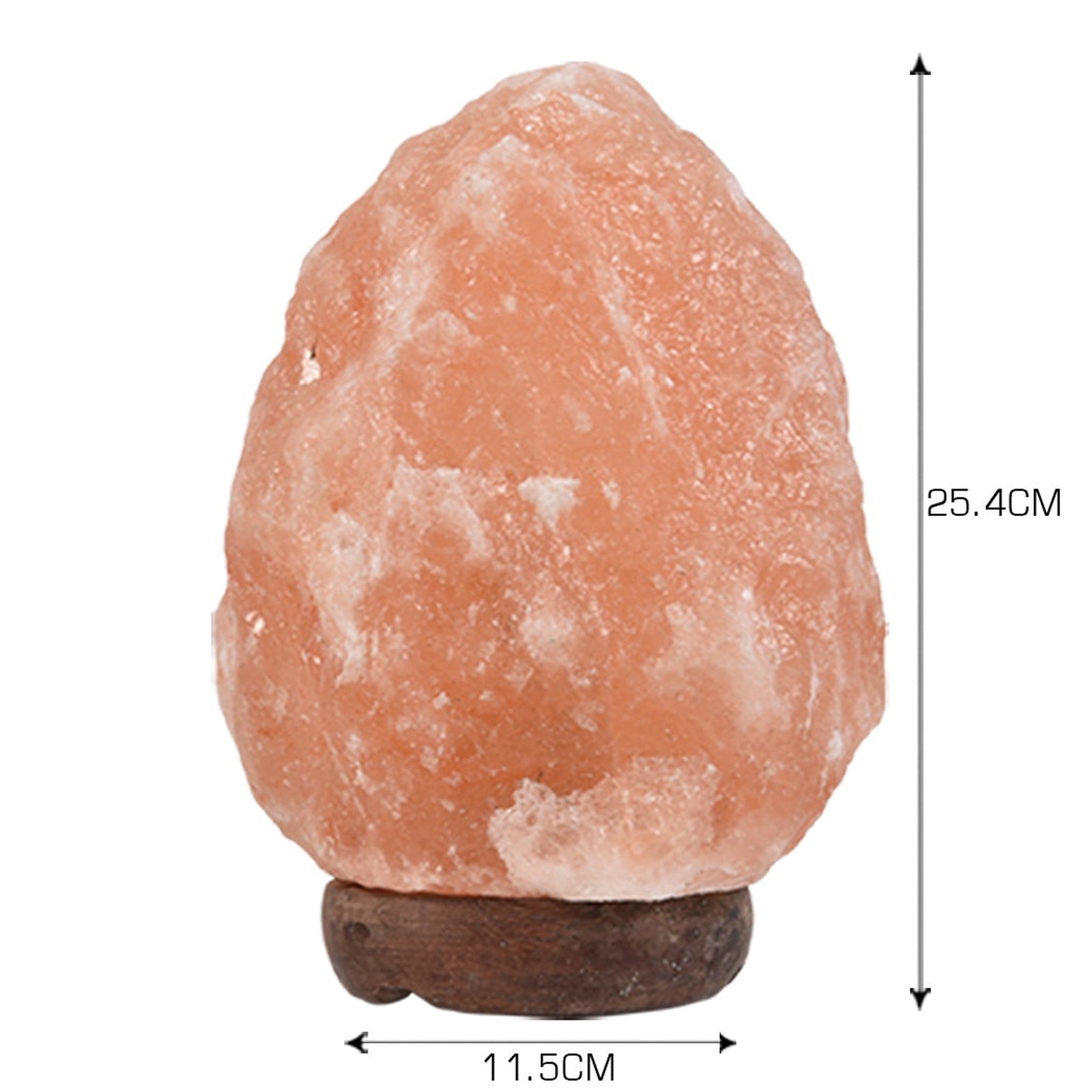 Two Himalayan Salt Lamps Natural Rock Crystal With Light Dimmer Switch - Dosylane