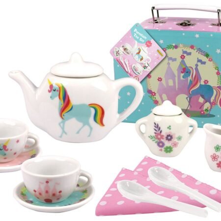 UNICORN PORCELAIN TEA SET 13PCS - Dosylane