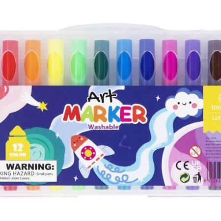 WASHABLE MARKER - 12 COLOURS - Dosylane