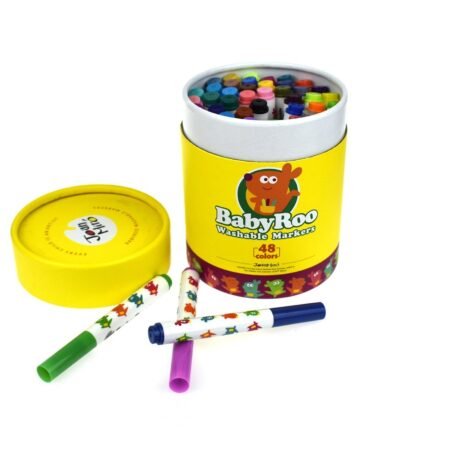 WASHABLE MARKERS -BABY ROO 48 COLOURS - Dosylane