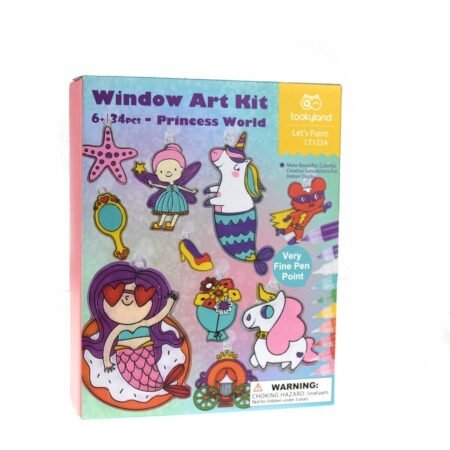 WINDOW ART KIT - PRINCESS WORLD CRAFT KIT - Dosylane