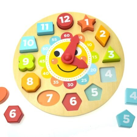 WOODEN CLOCK PUZZLE - Dosylane