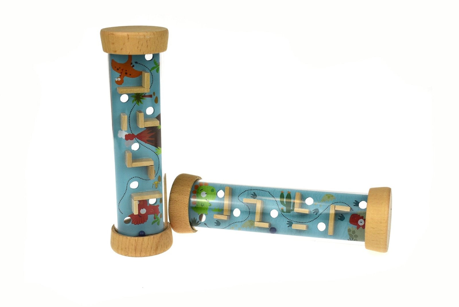 WOODEN DINOSAUR LABYRINTH IN TUBE - Dosylane