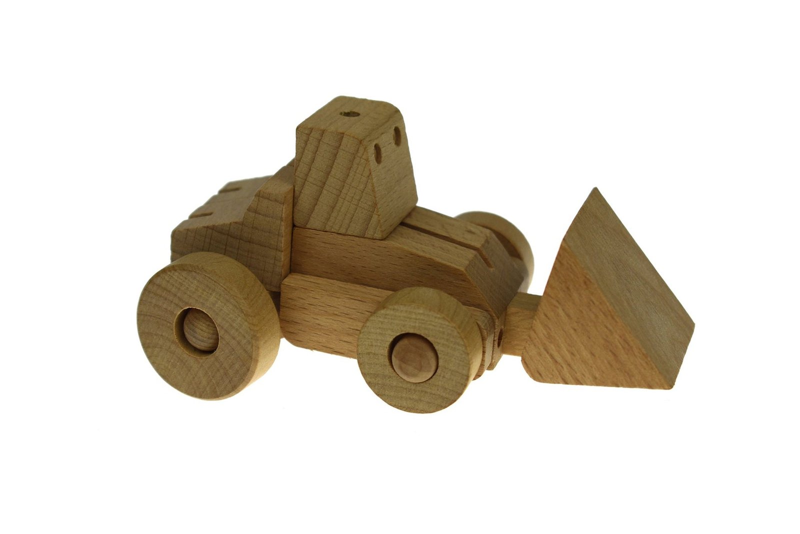 WOODEN TRANSFORMER SMALL - BULLDOZER - Dosylane
