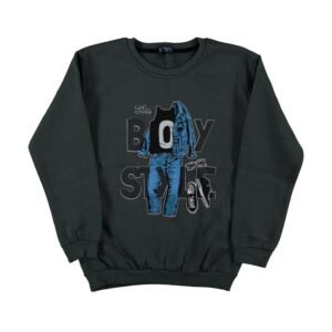 Youth Boy Style Sweatshirt - Dark Green - Dosylane