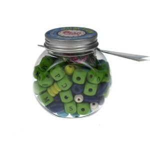 YUM YUM BLUE BLIZZARD ALPHABET BEAD CRAFT KIT - Dosylane